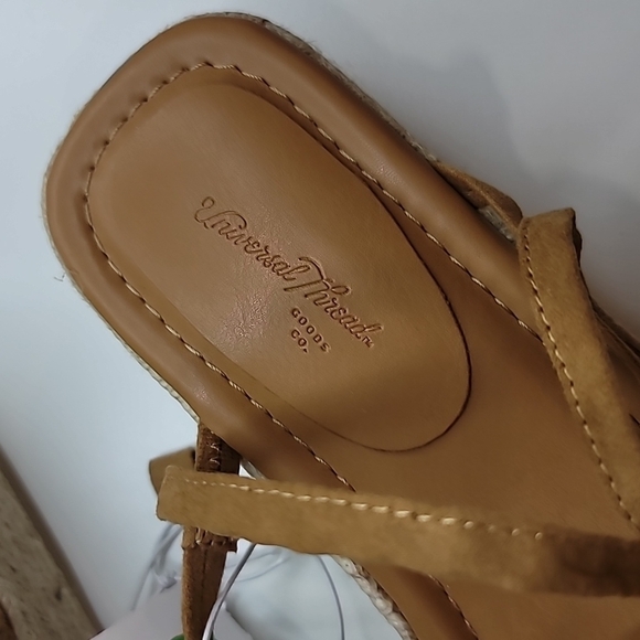 3/$30 NWT UNIVERSAL THREAD CO. Platform Wrap Strappy Espadrille Sandal - Picture 3 of 5